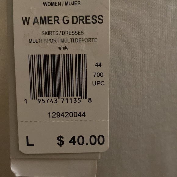 NWT adidas T-shirt dress white - Picture 6 of 6